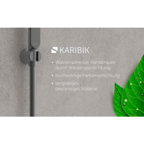 SCHÜTTE Handbrause »KARIBIK«, Graphit - grau