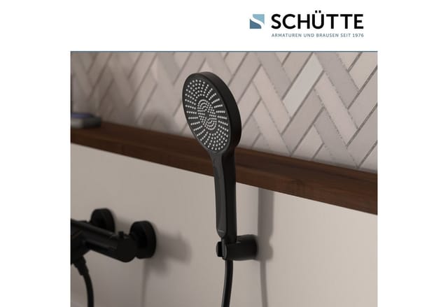 SCHÜTTE Handbrause »KARIBIK«, Schwarz