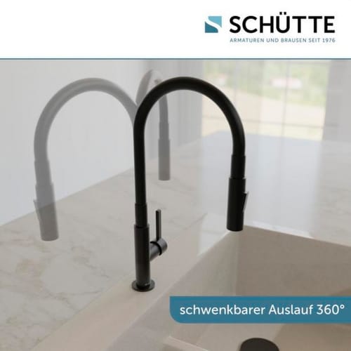 SCHÜTTE Spültischarmatur »GLASGOW«, Schwarz