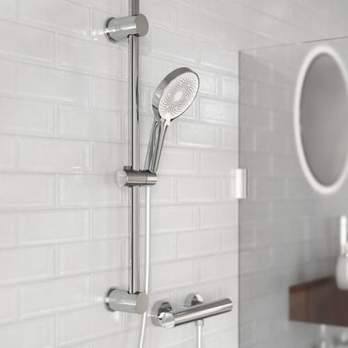 SCHÜTTE Handbrause »SAMORA RAIN«, Chrom/Weiß - silberfarben