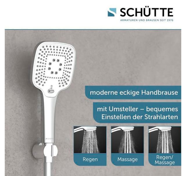 SCHÜTTE Handbrause »RAVENNA«, Chrom - silberfarben