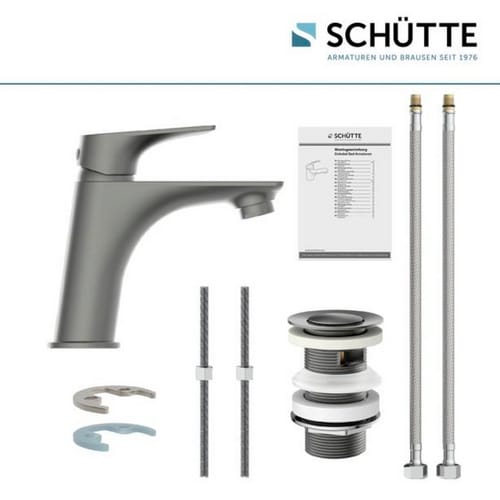 SCHÜTTE Waschtischarmatur »BOSTON«, Graphit - grau