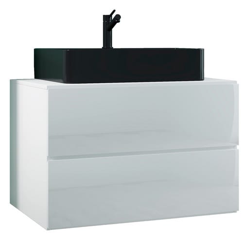 VCM Waschplatz-Set »Lendas«, 2-tlg., 80 cm, weiß - weiss
