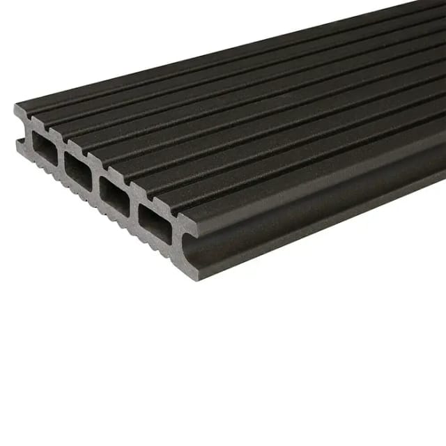 WPC-Terrassendielen, 500 x 14,5 x 0,26 cm, WPC, grau