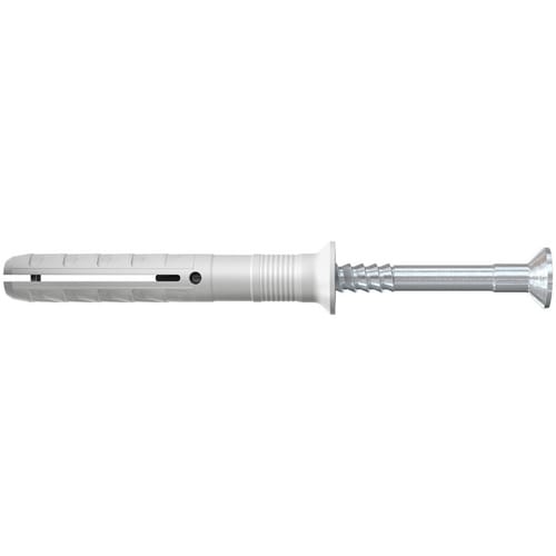 FISCHER Nageldübel »N«, 8 mm x 100 mm, inkl. Schrauben - silberfarben