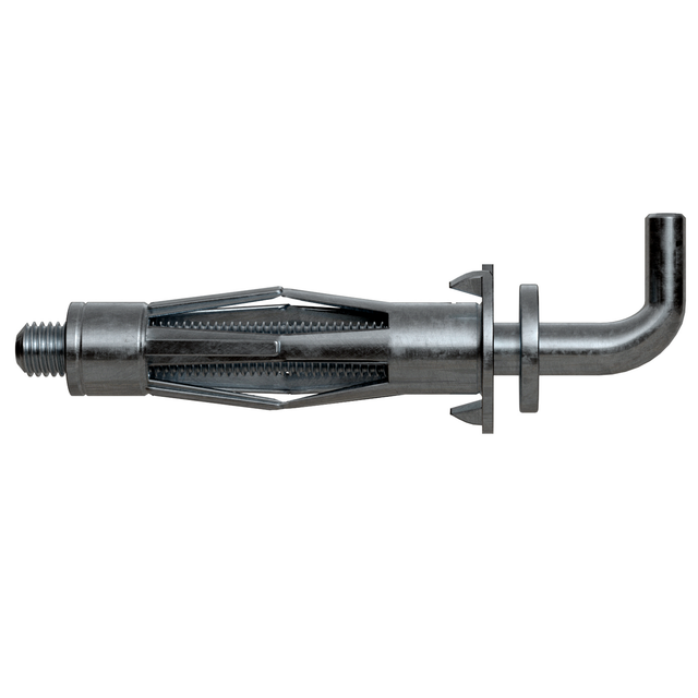 FISCHER Hohlraumdübelset »HM«, 10 mm x 65 mm, inkl. Haken - silberfarben