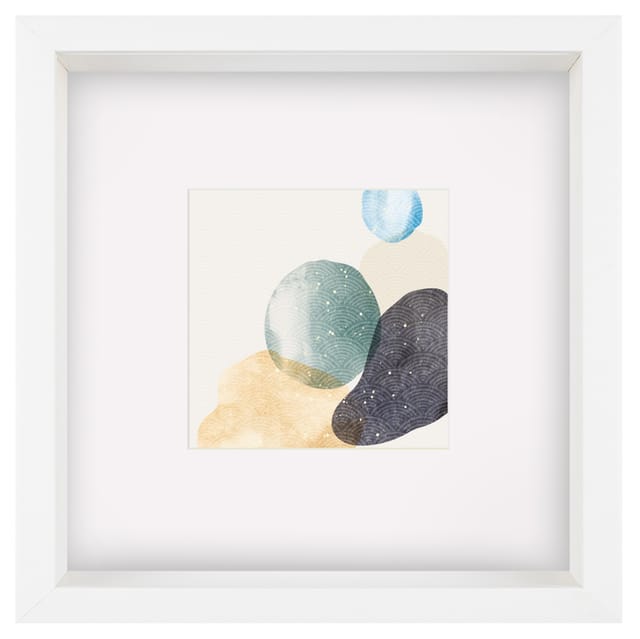 Walther Design Bilderrahmen »Shape 3D«, 25 x 25 cm, weiß - weiss