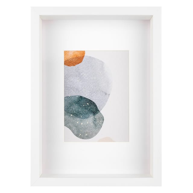 Walther Design Bilderrahmen »Shape 3D«, 21 x 29,7 cm, weiß - weiss