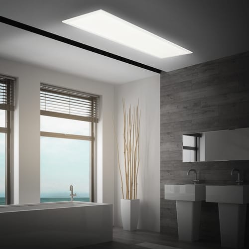 BRILONER LED-Panel »Simple«, 22 W, 2300 lm, 4000 K, HxLxB: 6 x 100 x 25 cm, weiß - weiss