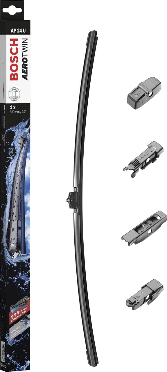 BOSCH Wischblatt, »Aerotwin AP24U«, LxBxH: 51x28x660 mm - schwarz