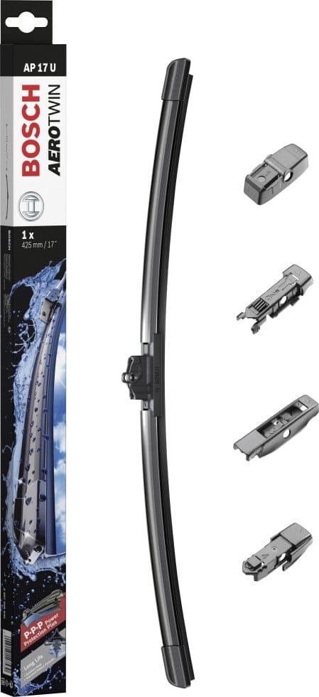 BOSCH Wischblatt, Wischblatt Aerotwin AP17U - schwarz