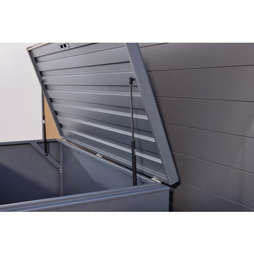 Aufbewahrungsbox &raquo;Design&laquo;, Stahl, BxHxT: 134 x 71 x 62 cm, anthrazit - grau