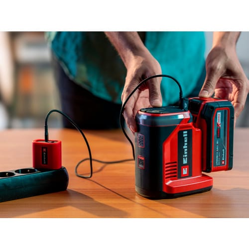 EINHELL USB-Ladegerät, Fast Charger, 65 W - rot