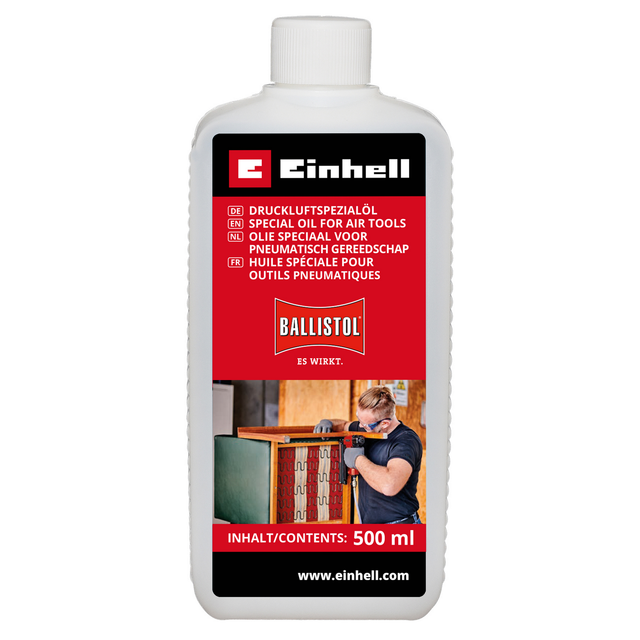 EINHELL Kompressoren-Zubehör, Spezial-Öl, 500 ml - weiss