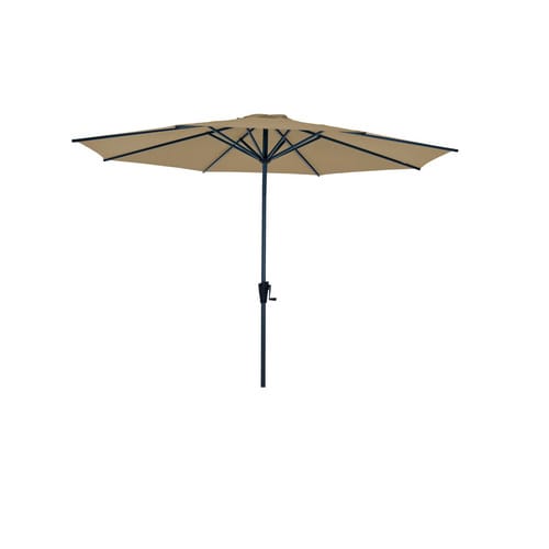 SIENA GARDEN Mittelstockschirm »FAGUS Autotilt«, Ø300 cm taupe - braun