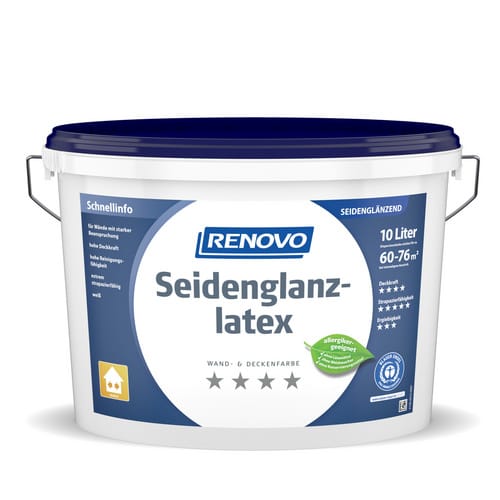 RENOVO Dispersionsfarbe, 10Liter, weiß - weiss