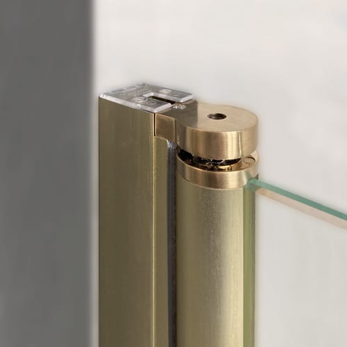 BREUER Pendeltür »Elana 2.0«, Satiniert für Nische 800 - goldfarben