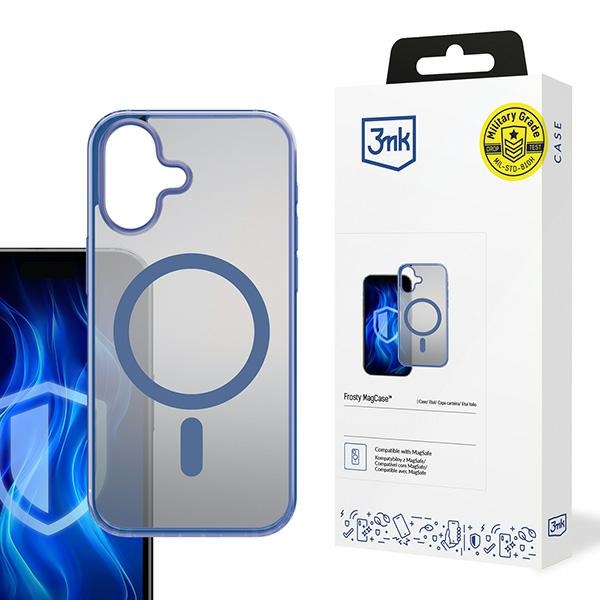 Apple Iphone 16 - 3mk Frosty Magcase Blau