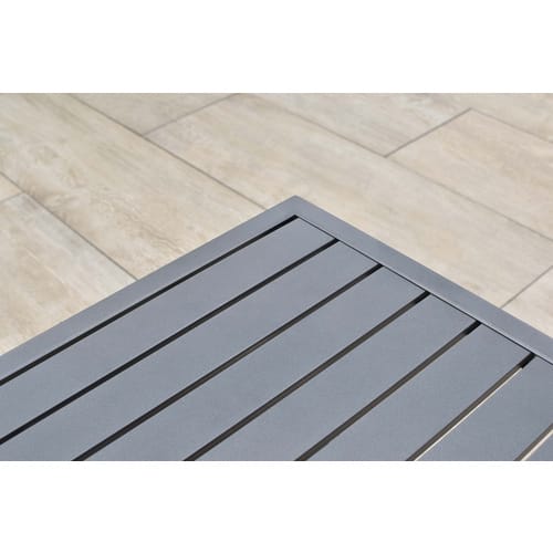 MERXX Balkonset »Florenz«, 3 tlg., 2 Sitzplätze, Aluminium - grau