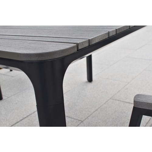 MERXX Gartentisch, LxBxH: 160 x 90 x 77 cm - grau