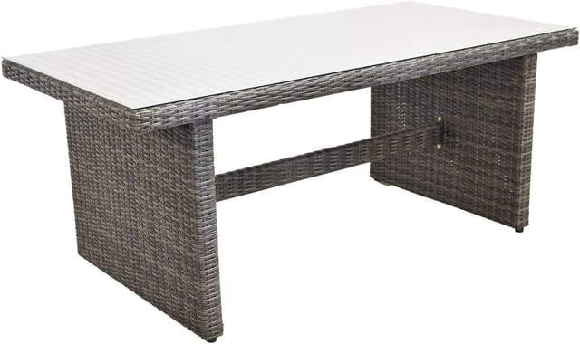 MERXX Gartentisch, LxBxH: 185 x 90 x 76 cm - grau