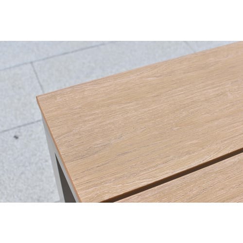 MERXX Gartenmöbel-Diningset »Piemont«, 5 tlg., 4 Sitzplätze, Aluminium - beige