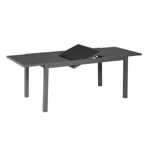 MERXX Gartenmöbel-Diningset »Carrara«, 7 tlg., 6 Sitzplätze, Aluminium - braun