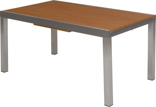 MERXX Gartentisch, LxBxH: 150/200 x 90 x 74 cm - silberfarben