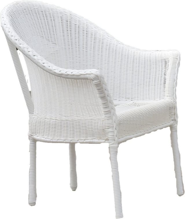 Gartensessel »Bamberg«, Stapelsessel, BxHxL: 67 x 83 x 69 cm - weiss