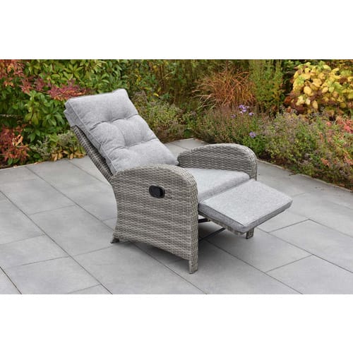 MERXX Gartensessel, Komfortsessel, max. Belastung: 100 kg - grau