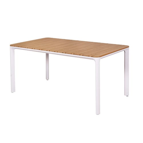 MERXX Gartentisch, LxBxH: 160 x 90 x 77 cm - weiss
