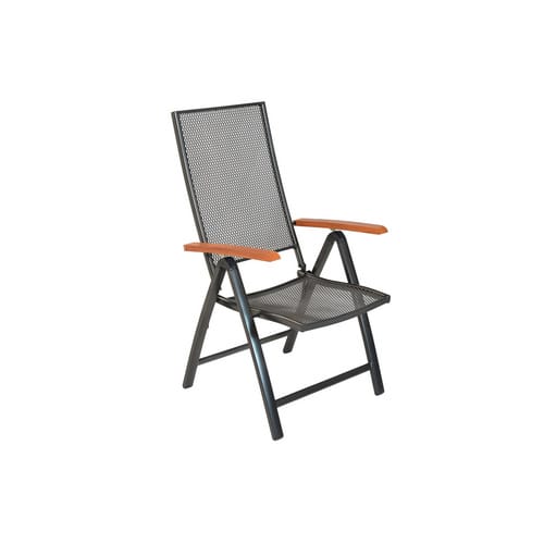 MERXX Gartenmöbel-Diningset »Thasos«, 5 tlg., 4 Sitzplätze, Aluminium - schwarz