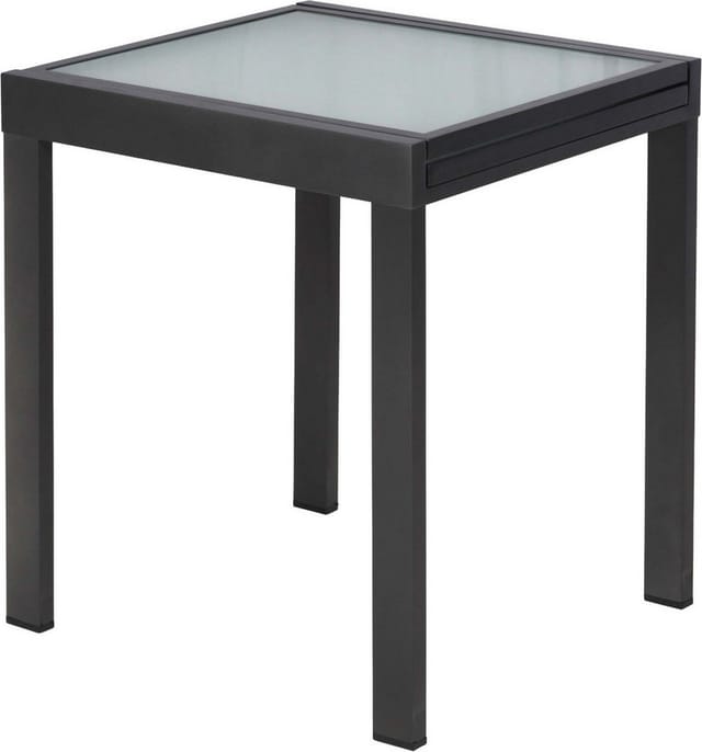 MERXX Balkonset »Amalfi«, 3 tlg., 2 Sitzplätze, Aluminium - grau