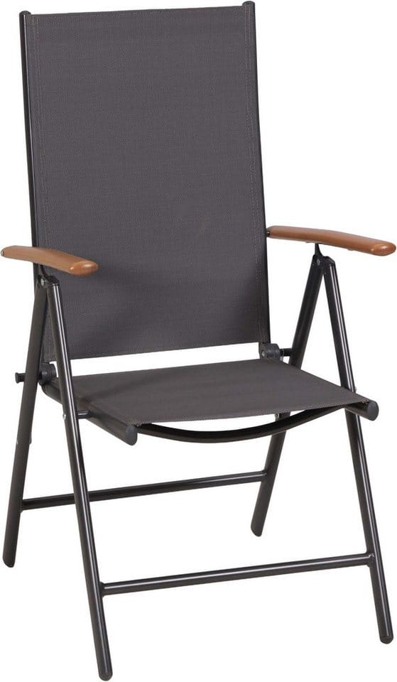 Gartensessel »Valenza«, 2er Set, Klappsessel - grau