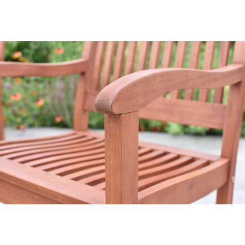 MERXX Gartenmöbel-Diningset »Maracaibo«, 4 tlg., 5 Sitzplätze, Eukalyptus - braun