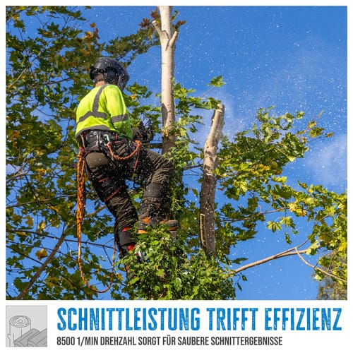 GÜDE Benzin-Kettensäge »BBS 300-25«, Hubraum: 25,4 cm³, Schnittlänge: 30,5 cm, blau/schwarz