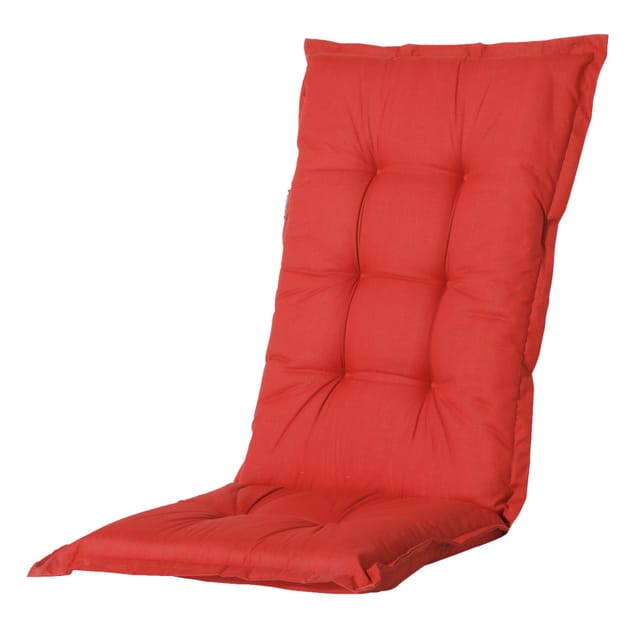 JARDIN Gartenmöbelset »SET Aruba«, 4 x Klappsessel graphit, 4 x Auflage red - grau