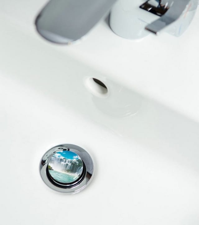 Sanilo Waschbeckenstöpsel »Wasserfall«, 4 cm, Blau, Rund