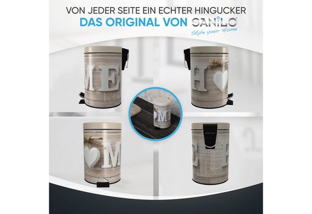 Sanilo Kosmetikeimer »Home«, 3,0L, Braun, Rund