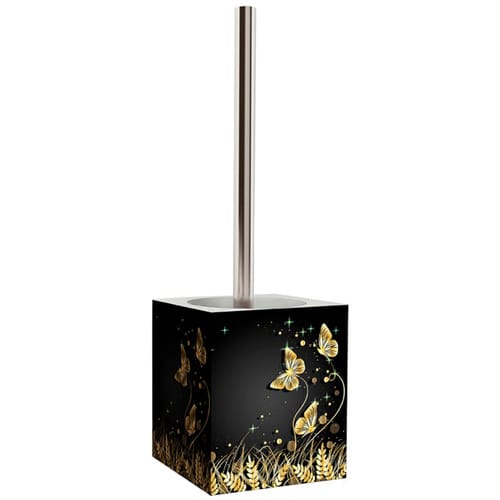 Sanilo WC-Bürste »Silhouette«, H 37 cm, Schwarz, Rechteckig