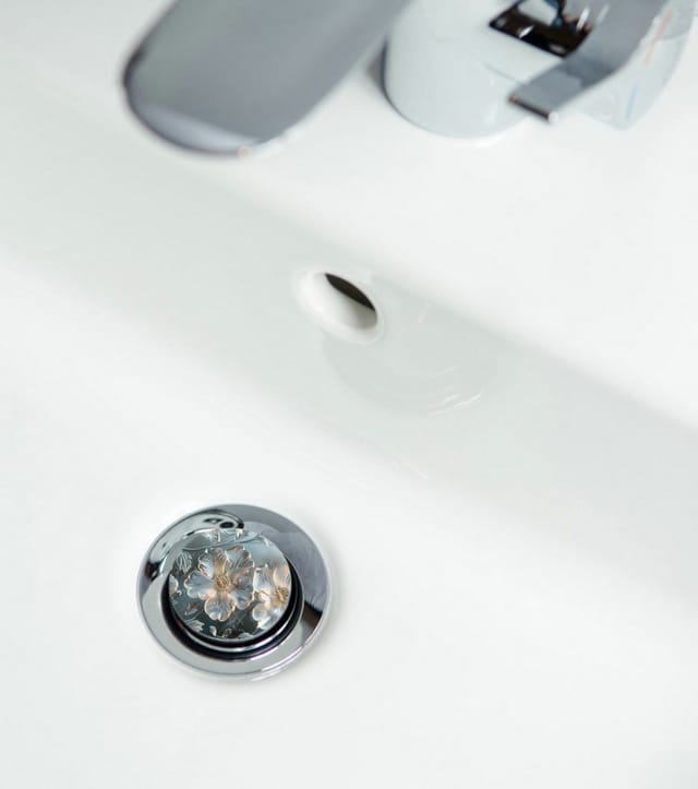 Sanilo Waschbeckenstöpsel »Frostia«, 4 cm, Grau, Rund