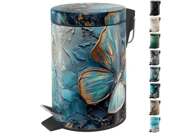 Sanilo Kosmetikeimer »Mariposa«, 3,0L , Blau