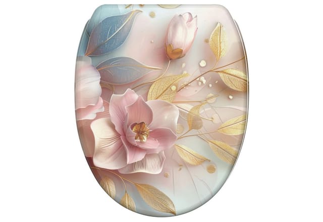 Sanilo WC-Sitz »Florentia«, WC Sitz mit Absenkautomatik Florentia, Rosa, Oval