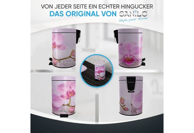 Sanilo Kosmetikeimer »Blooming«, 3,0L, Rosa, Rund