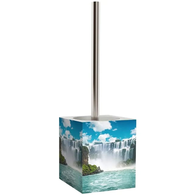 Sanilo WC-Bürste »Wasserfall«, H 37 cm, Blau, Rechteckig