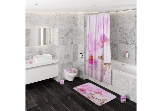 Sanilo Bad-Accessoire-Set »Blooming«, Rosa, Rechteckig