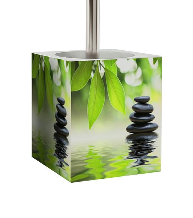 Sanilo WC-Bürste »Harmony 2«, H 37 cm, Grün, Rechteckig - gruen