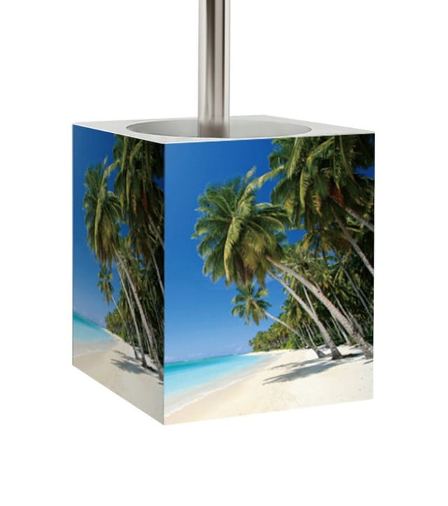 Sanilo WC-Bürste »Karibik«, H 37 cm, Blau, Rechteckig