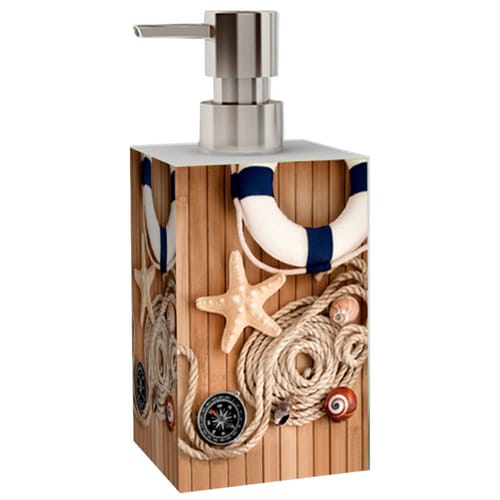 Sanilo Seifenspender »Maritime«, 165 mm - 70 mm, Beige, Rechteckig