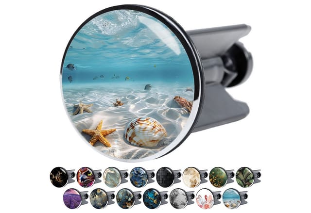 Sanilo Waschbeckenstöpsel »Waterworld«, 4 cm, Blau, Rund